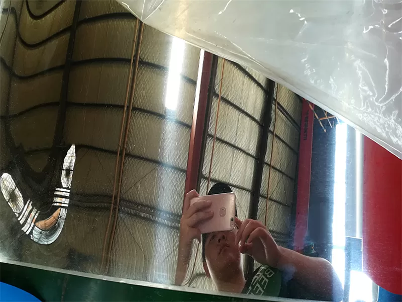 Lamina de aluminio espejo