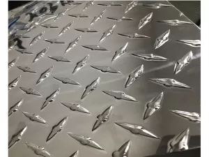 Lamina de aluminio antiderrapante