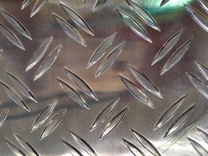 Lamina de aluminio antiderrapante