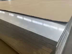 placa de aluminio