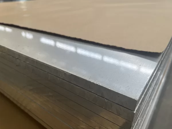 placa de aluminio