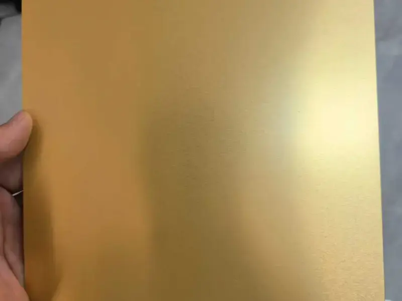 Lámina de aluminio cepillado para sublimación artística