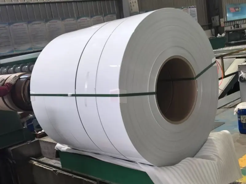 Bobina de aluminio blanco pintado para impresión UV