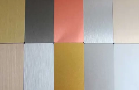 Panel arquitectónico de aluminio anodizado bronce para fachadas