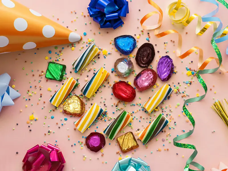 Papel de Aluminio de Colores para Cocinar