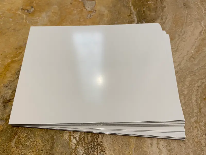 aluminio blanco para sublimación