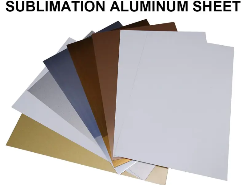 aluminio blanco para sublimación