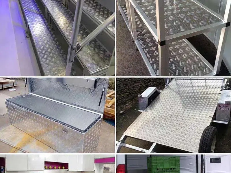 Placa de Aluminio Antideslizante