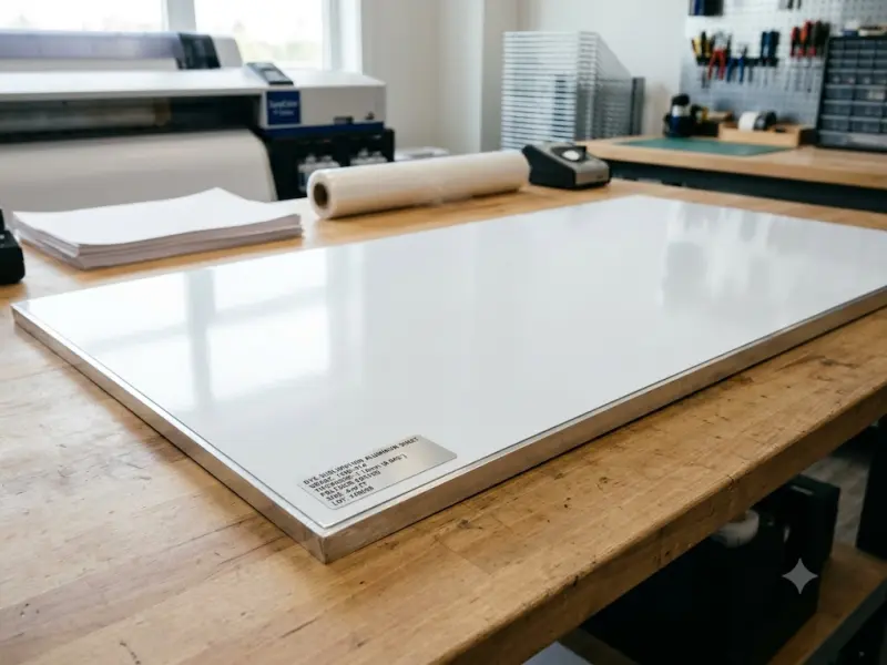 Lámina de Aluminio para Impresión por Sublimación de Tinta