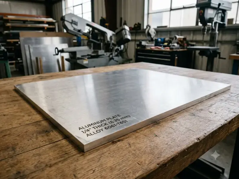 Placa de Aluminio 1/4